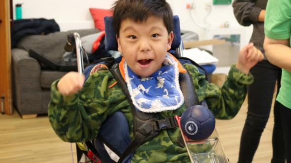 Kenny, a pupil at The Children's Trust School