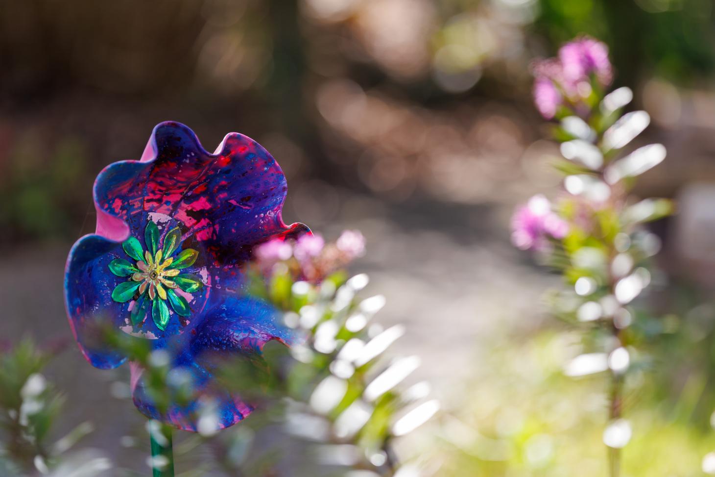 Spring artwork and flowers
