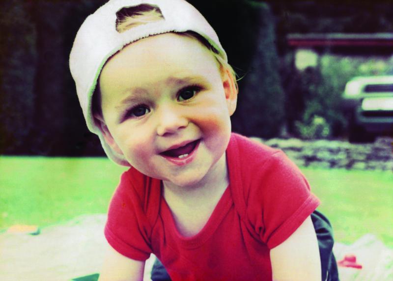 Robbie as a child before his diagnosis