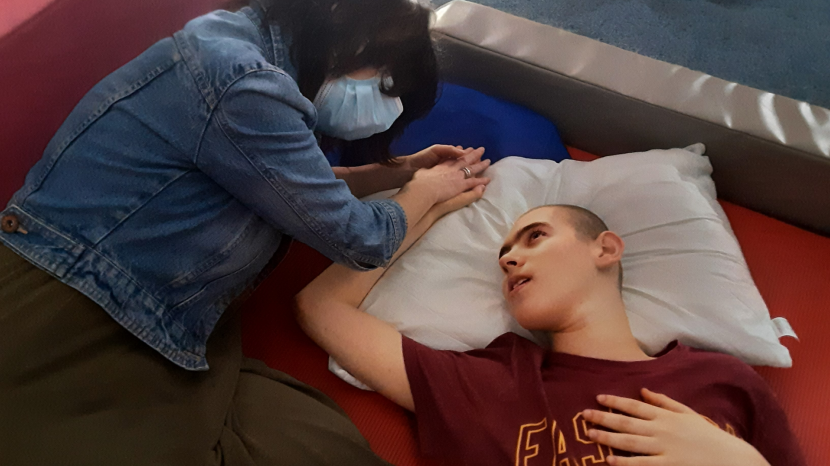 Finn at a Physical health and Activity session